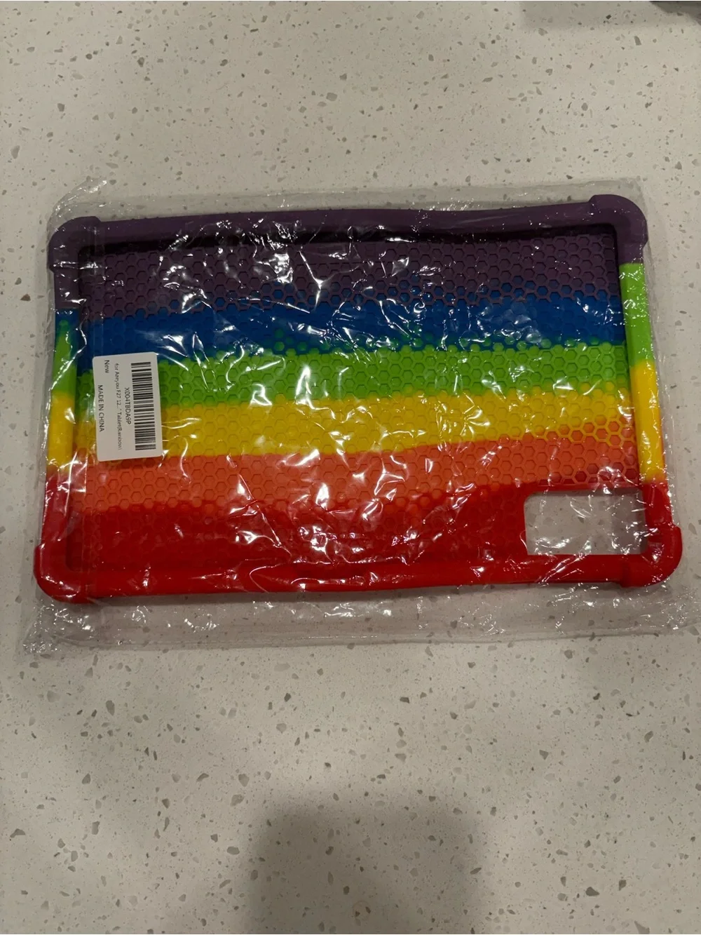 Rainbow colored Android Tablet Soft Cover- 11.97